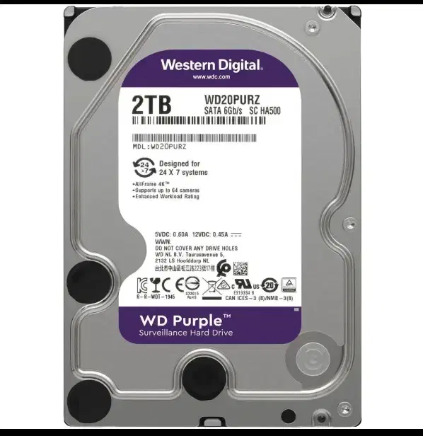 هارد اینترنال دو ترابایت بنفش|قطعات و لوازم جانبی رایانه|ملایر, |دیوار