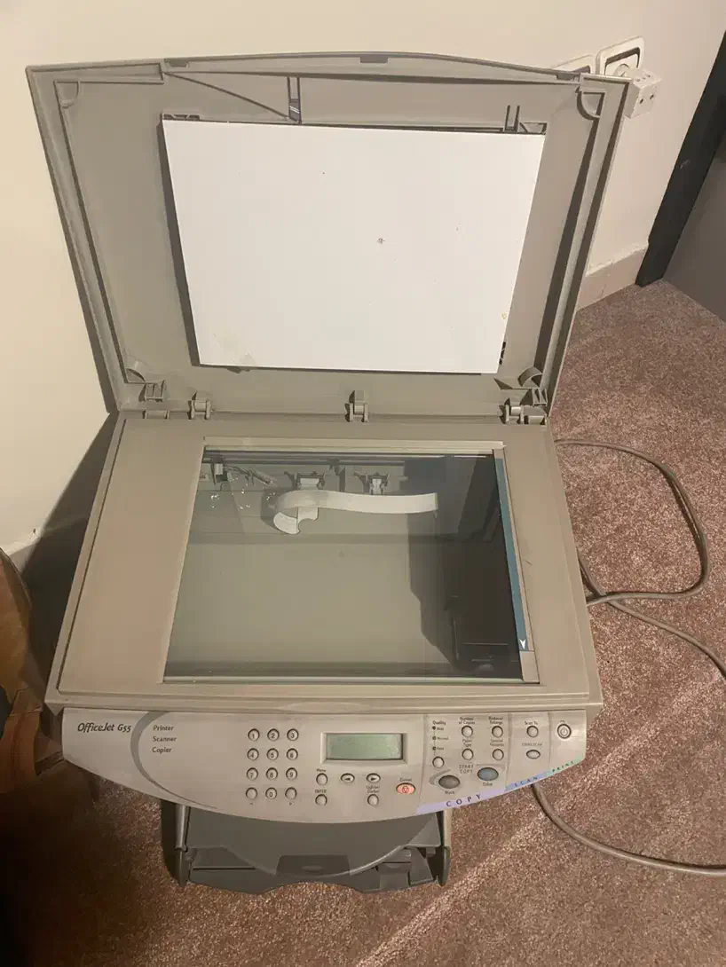 دستگاه پرینتر رنگی و اسکنر Hp officejet G55|پرینتر، اسکنر، کپی، فکس|تهران, یوسف‌آباد|دیوار
