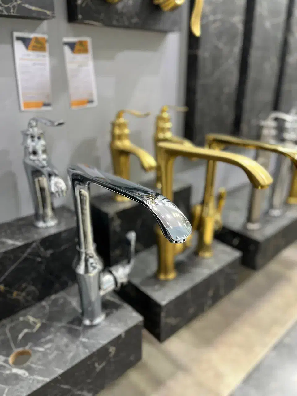 ست شیرالات تمام برنج|مصالح و تجهیزات ساختمان|اصفهان, سرچشمه|دیوار