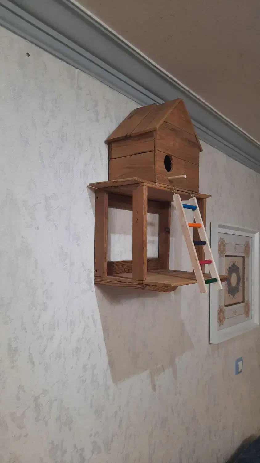 لانه پرنده چوبی|لوازم جانبی حیوانات|ری, سیزده آبان|دیوار