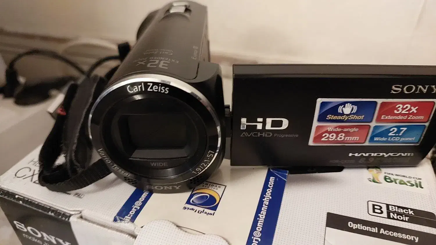 دوربین فیلم برداری سونی  HDR-CX220E  سالم و کم کار|دوربین عکاسی و فیلم‌برداری|تهران, چیتگر شمالی|دیوار