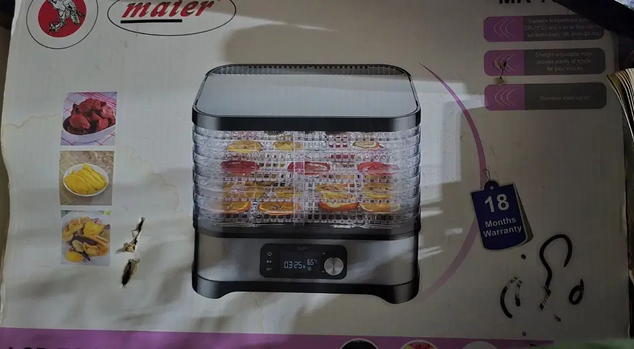 فروش میوه خشک کن ۵ طبقه  مایر آلمان  MR7979|سایر لوازم برقی|شیراز, تلخ داش|دیوار