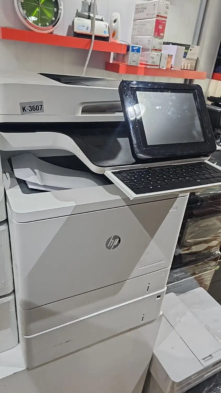 چهار کاره رنگی حرفه ای 557Hp|پرینتر، اسکنر، کپی، فکس|اصفهان, ملک|دیوار