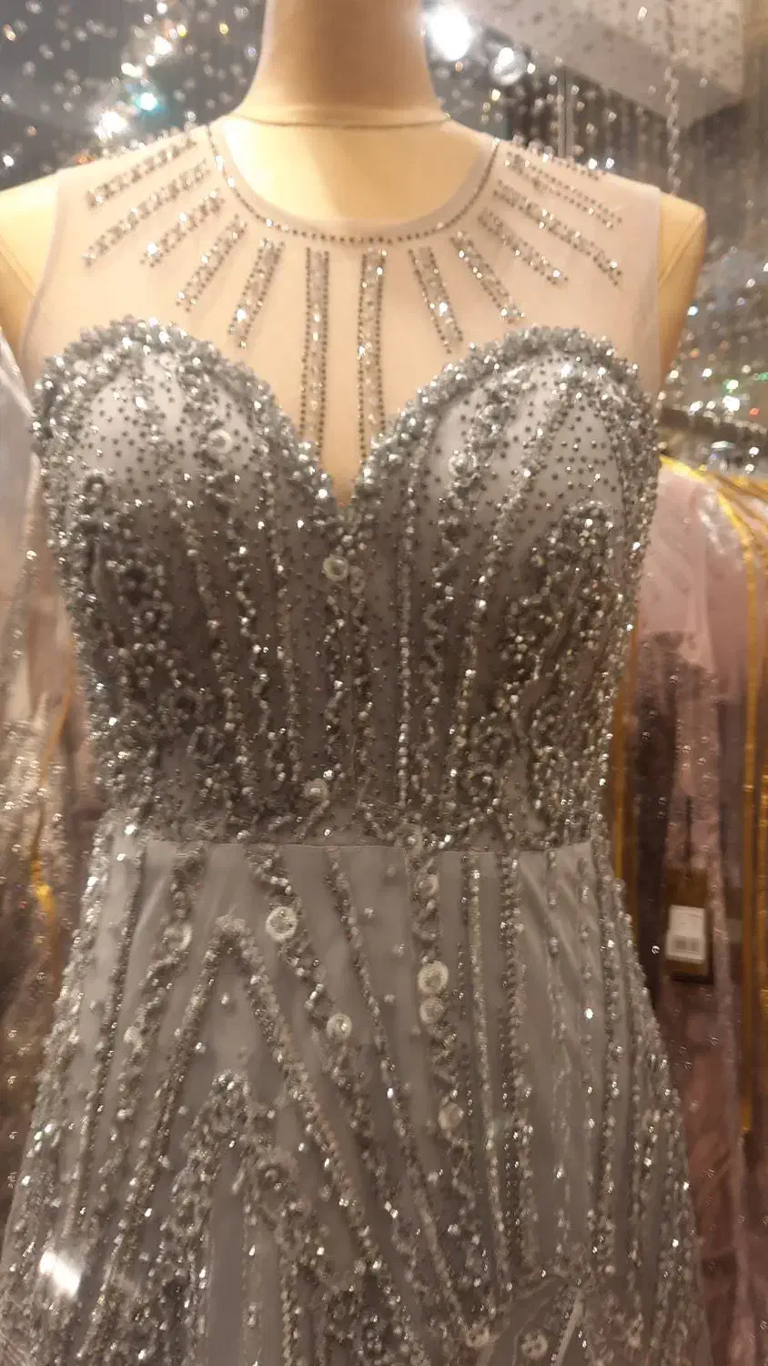 لباس مناسب عقد و مجالس کاملا سنگ دوزی|لباس|ملایر, |دیوار