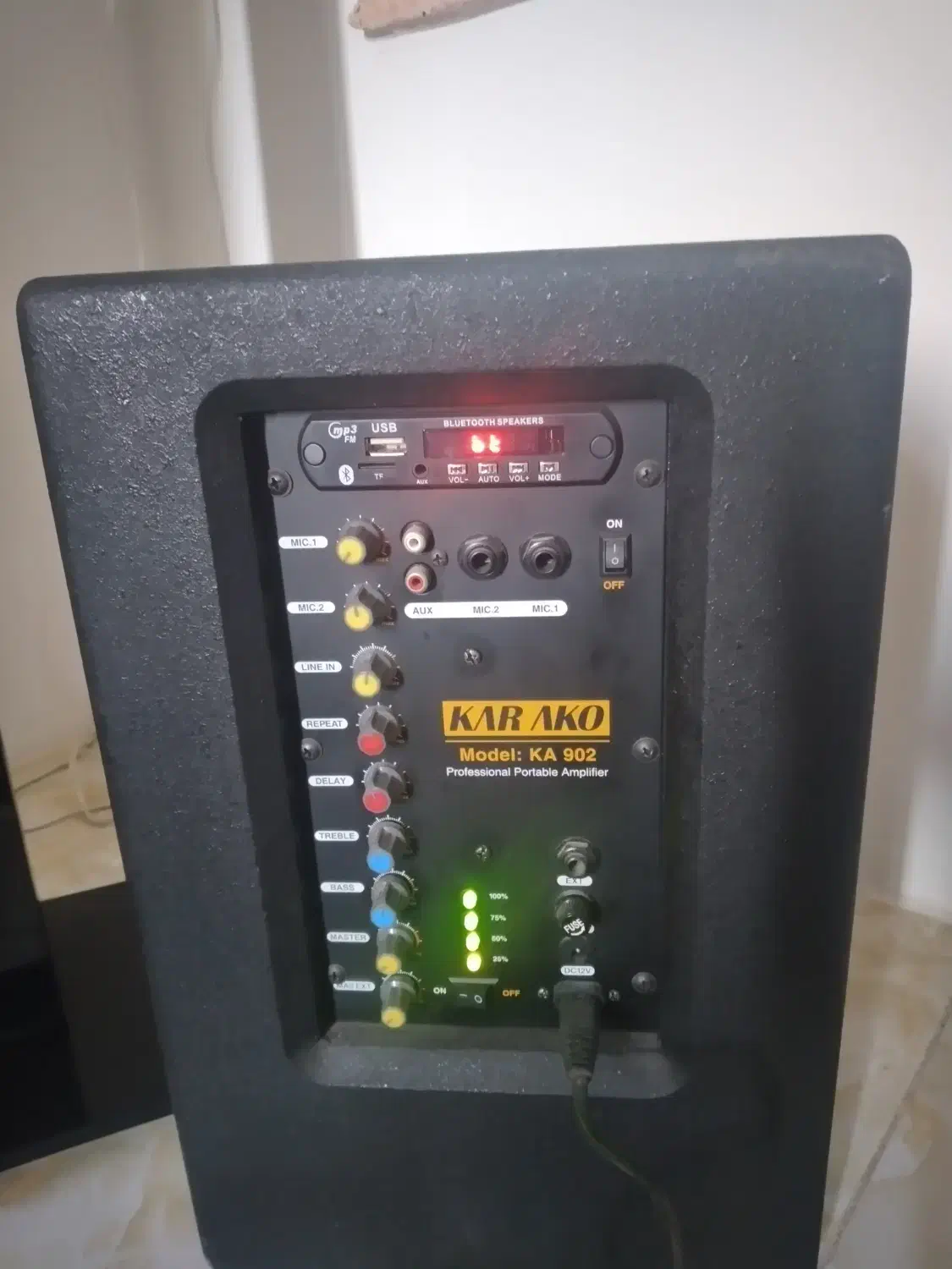 آمپلی فایر شارژی KAR AKOمدل KA902|سیستم صوتی خانگی|پرند, فاز ۶|دیوار