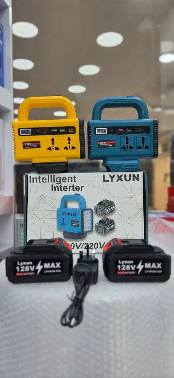 اینورتر و پاور استیشن شارژی هوشمند Lyxun (۲ باتری)|ابزارآلات|تهران, آذربایجان|دیوار