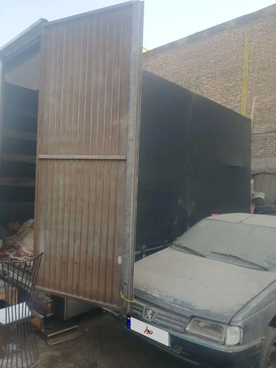 اطاق ماشین بادسان|خودرو سنگین|قم, چهل درخت‎|دیوار