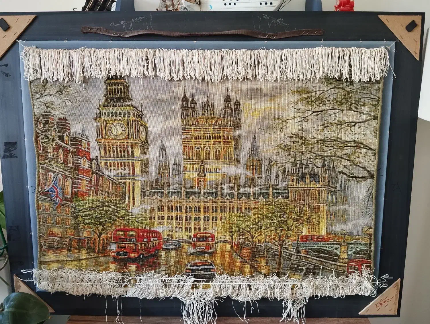 تابلو فرش دستباف چله ابریشم ۵۰ رج|تابلو فرش|گرمدره, |دیوار