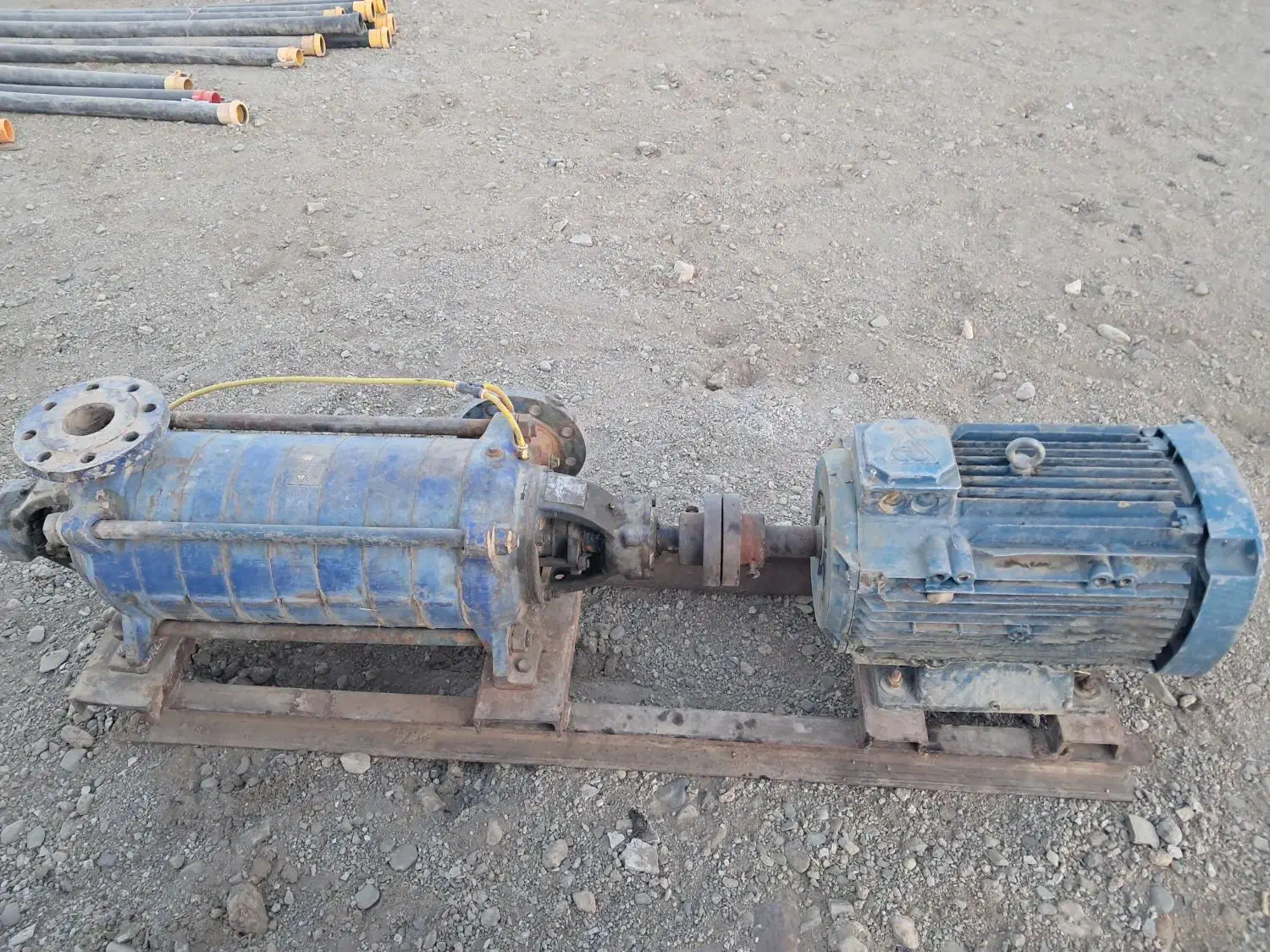 الکتروموتوردینام پمپ ۸ طبق وتابلو برق وپمپ ۱۰۰/۲|ماشین‌آلات صنعتی|بهار, |دیوار