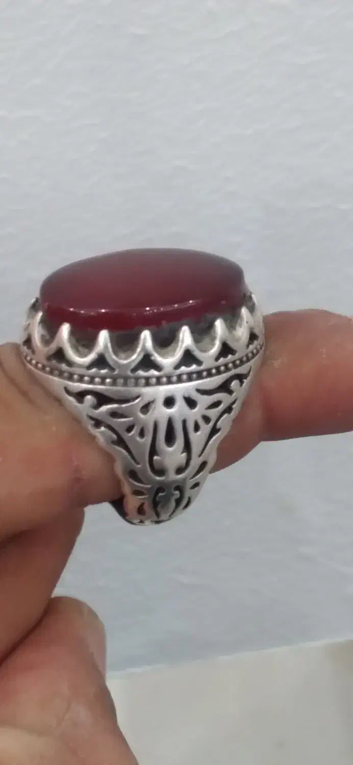 ۹ عدد انگشتر نقره اصلی ۹۲۵ دست ساز وقدیمی|جواهرات|هندیجان, |دیوار