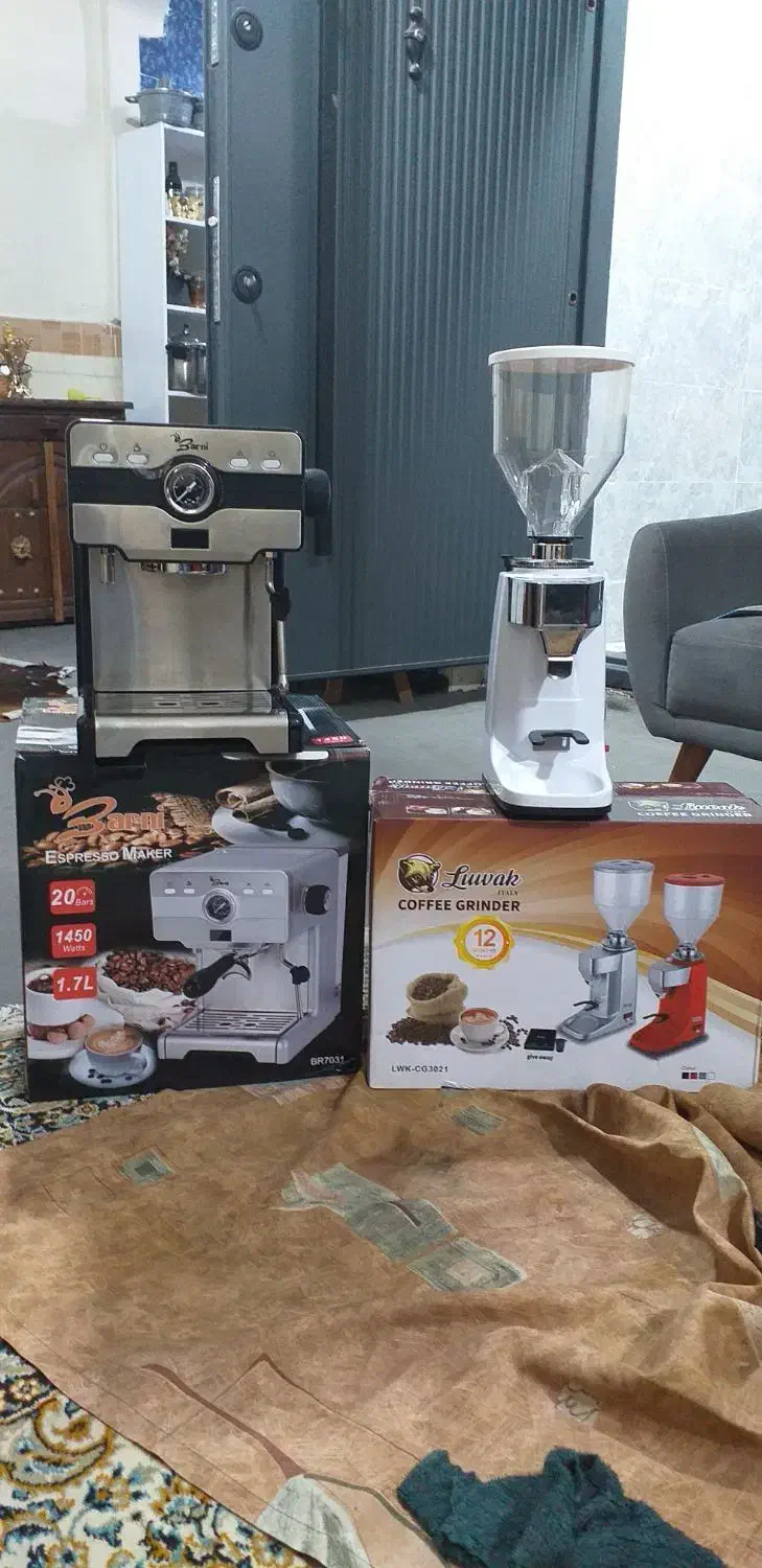 دستگاه اسپرسو همرا با آسیاب کن|کافیشاپ و رستوران|آبادان, |دیوار