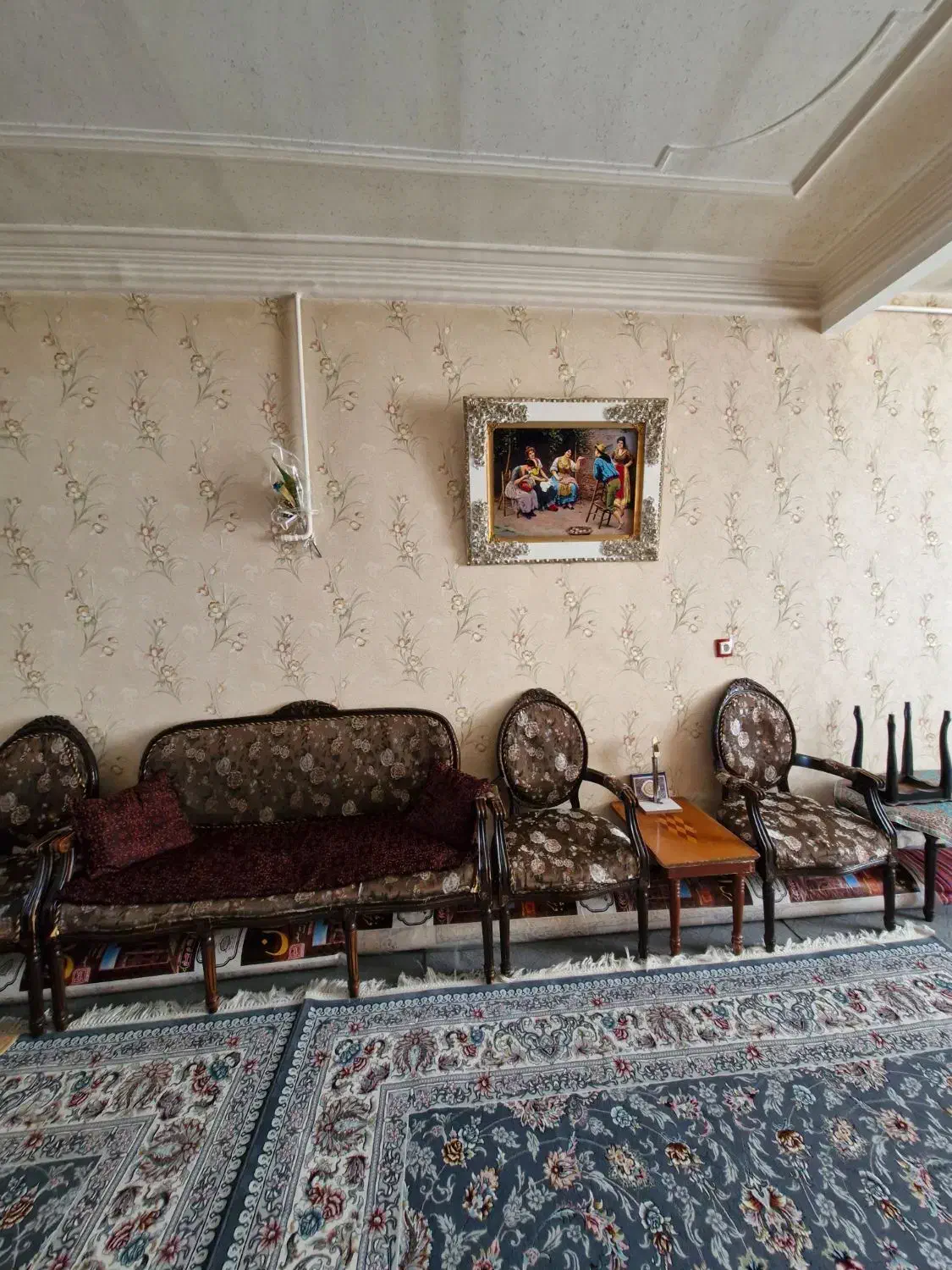 مبل تمام چوب گردو|مبلمان خانگی و میز عسلی|اردبیل, |دیوار