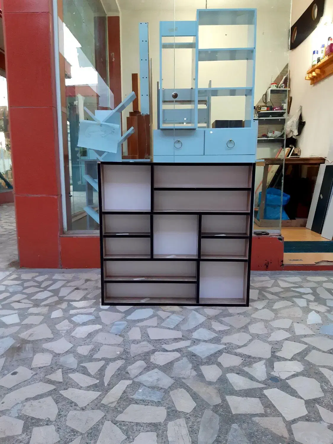 استند مربعی|کتابخانه، شلف، قفسههای دیواری|لنگرود, |دیوار