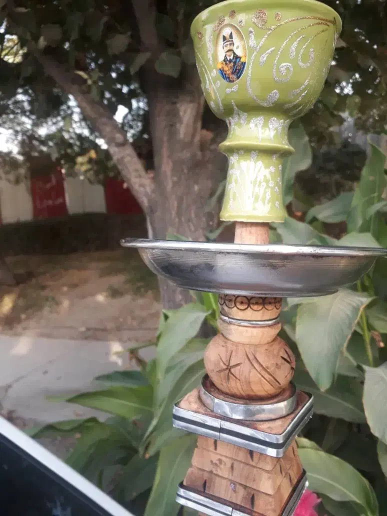 قلیان تزیینی چوبی|زیورآلات و اکسسوری|کرج, جهان‌شهر|دیوار