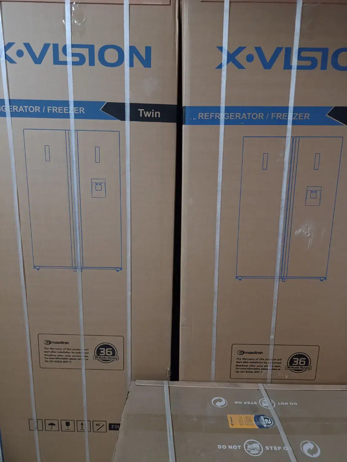 یخچال و فریزر ایکس ویژن ، استیل نقره ای|یخچال و فریزر|نیشابور, هفده شهریور|دیوار