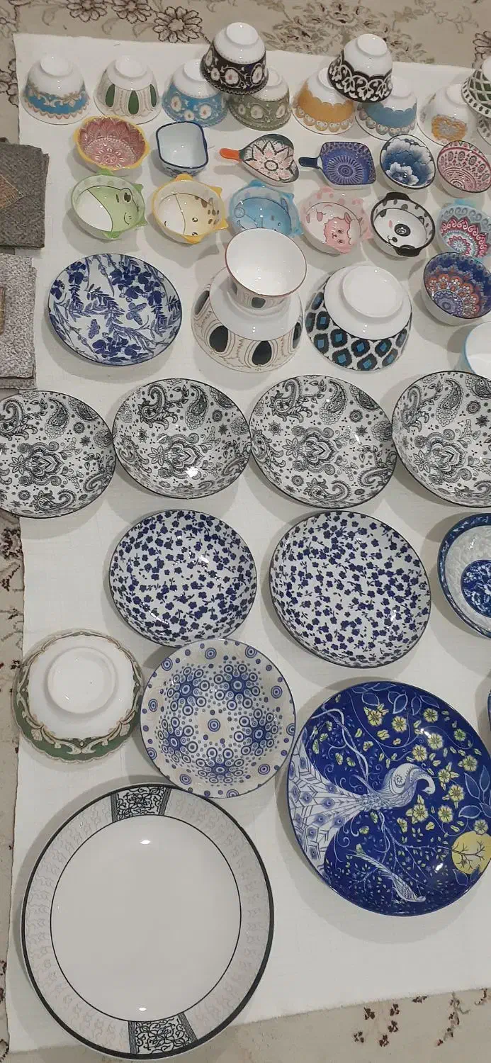 ظروف سرامیکی وکاسه و....|ظروف سرو و پذیرایی|علی‌آباد کتول, |دیوار