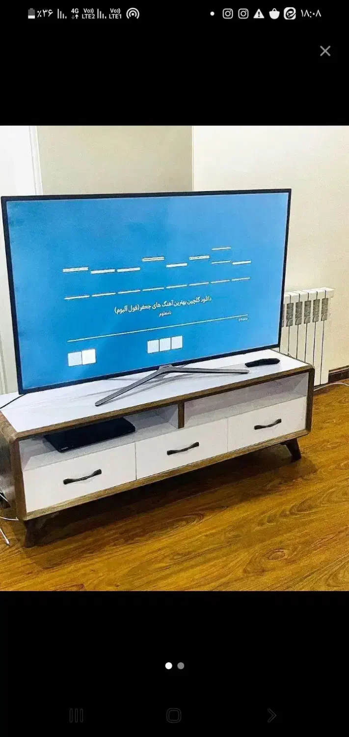 الجی هوشمند۵۵ اینچ|تلویزیون و پروژکتور|تهران, سازمان آب|دیوار