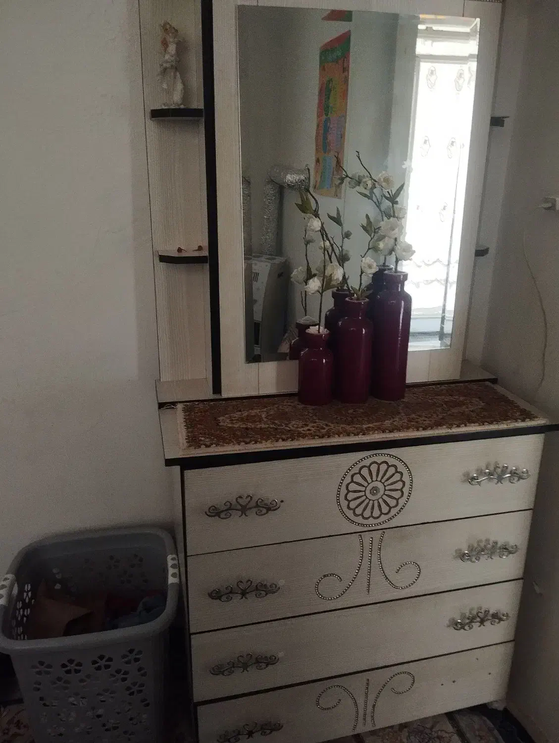 تخت کمد میز دراور|تخت و سرویس خواب|طرقبه, |دیوار