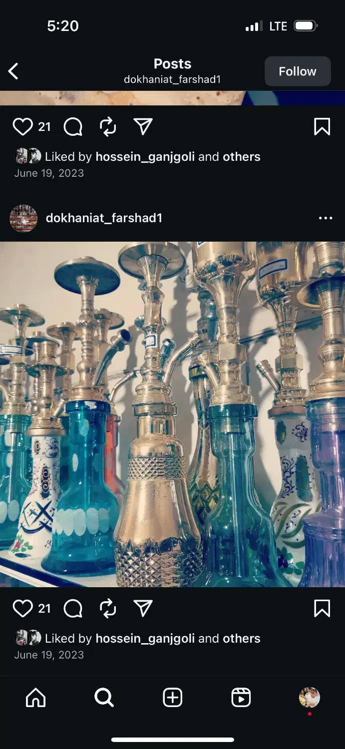 انواع قلیان یا قلیون چوبی و برنجی|کلکسیون و سرگرمی|اراک, |دیوار