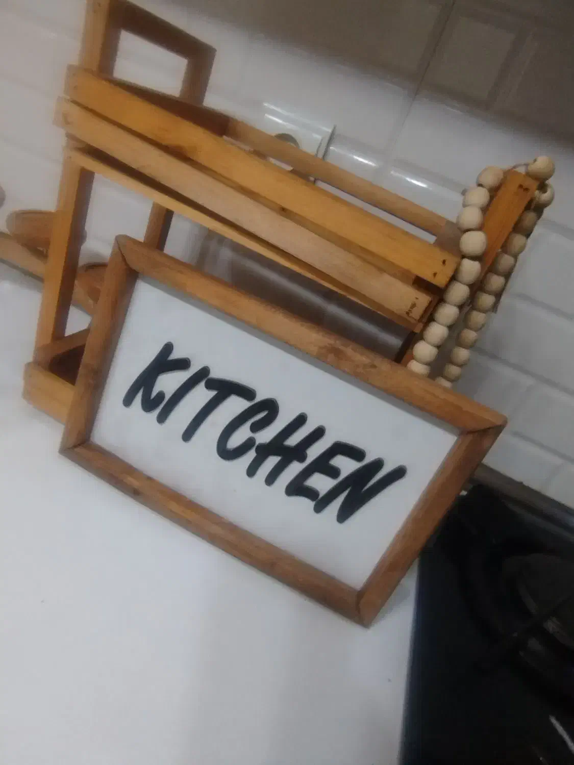 استند ، روغن ریز، تابلو کیچن هوم|آب‌چکان و نظم‌دهنده ظروف|تهران, خاک سفید|دیوار