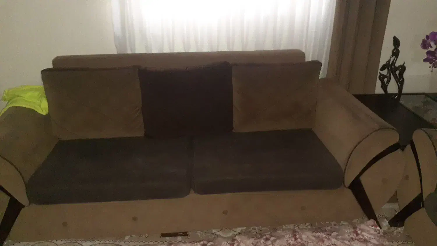 مبل راحتی چوبی روکش پارچه|مبلمان خانگی و میز عسلی|گرگان, |دیوار