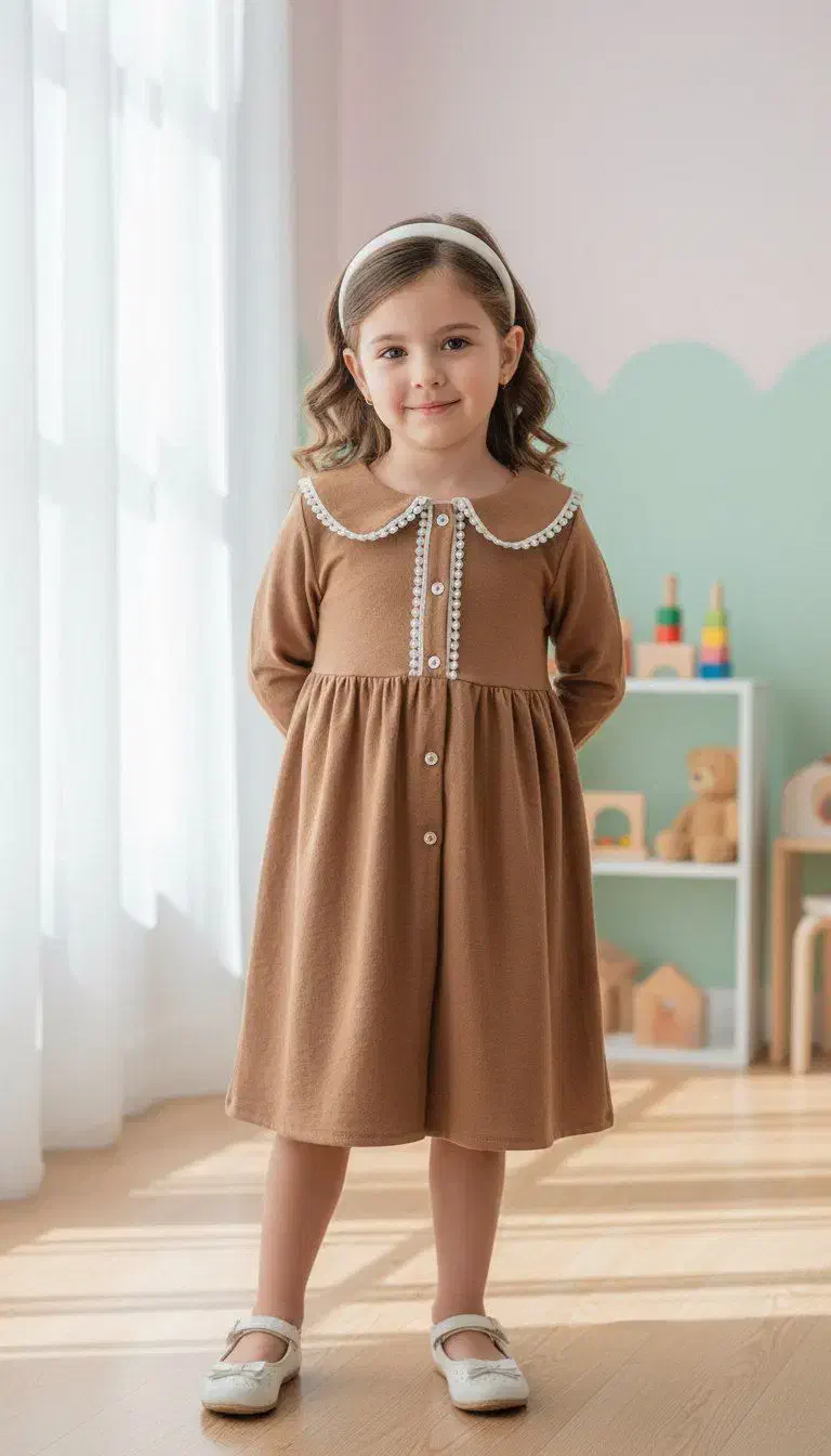 سرافن جنس لینن|کفش و لباس بچه|خورموج, |دیوار