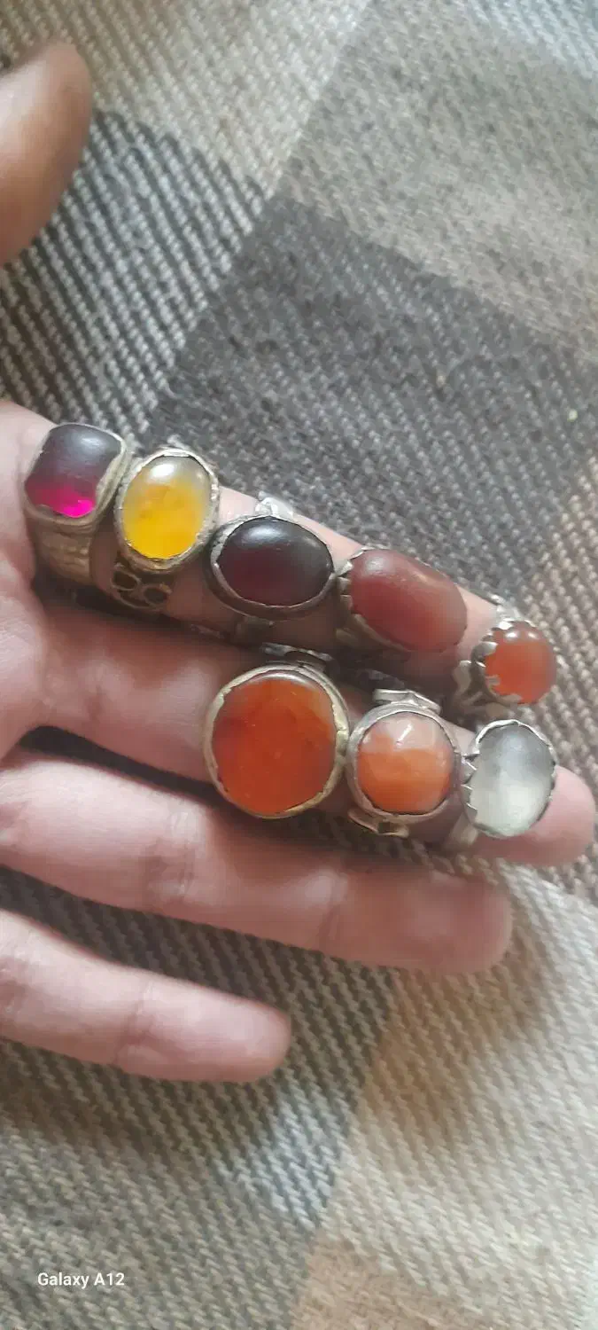 انگشتر قدیمی عتیقه تراش دار|جواهرات|تهران, هلال احمر|دیوار