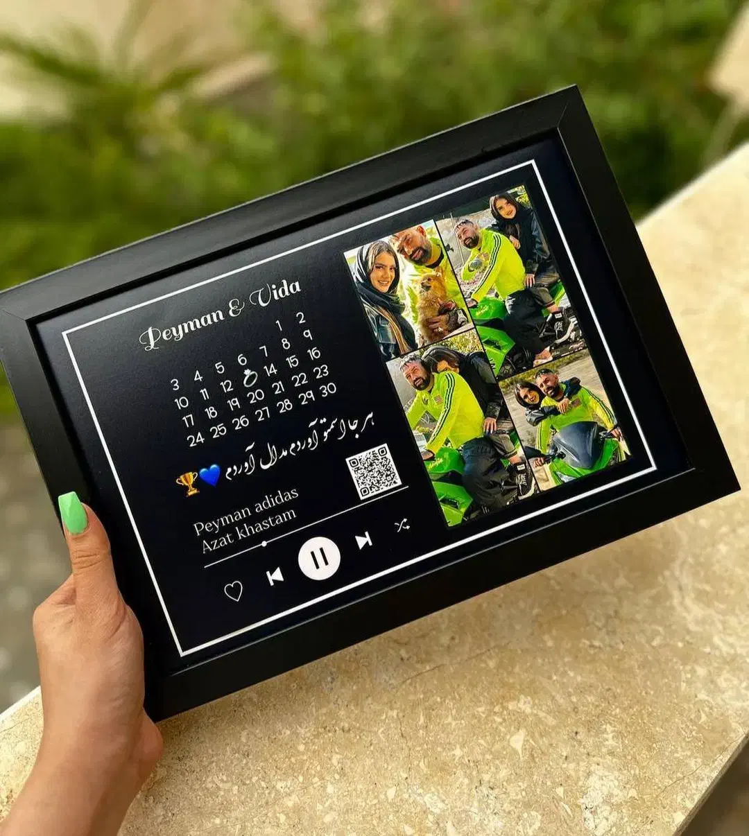 تابلو سالگرد موزیکال و ..|تابلو، نقاشی، عکس|بندر گز, |دیوار