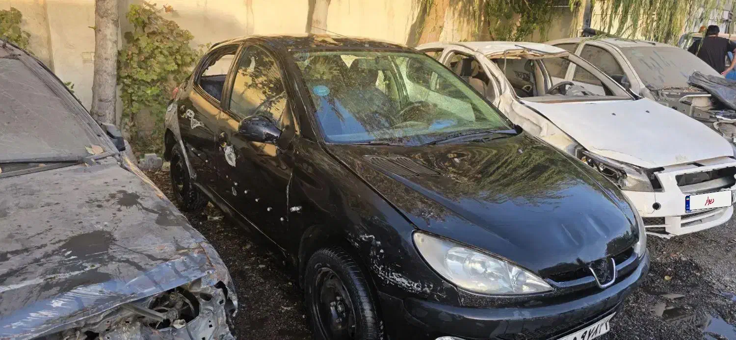 پژو ۲۰۶ مدل ۸۰ تصادفی چپی روشن حرکت|خودرو سواری و وانت|کرج, شهر صنعتی|دیوار