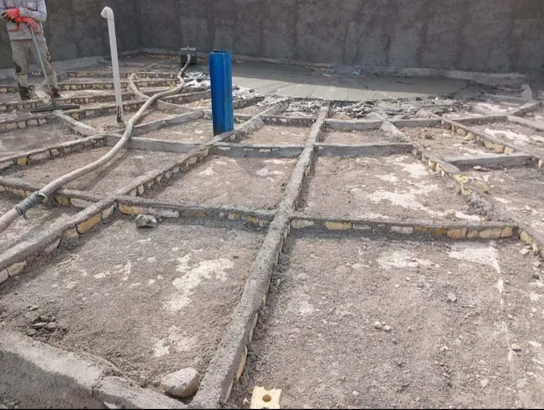 فوم بتن جهت کفسازی طبقات وشیب بندی جایگزین پوکه|مصالح و تجهیزات ساختمان|تربتحیدریه, میدان مرکزی|دیوار