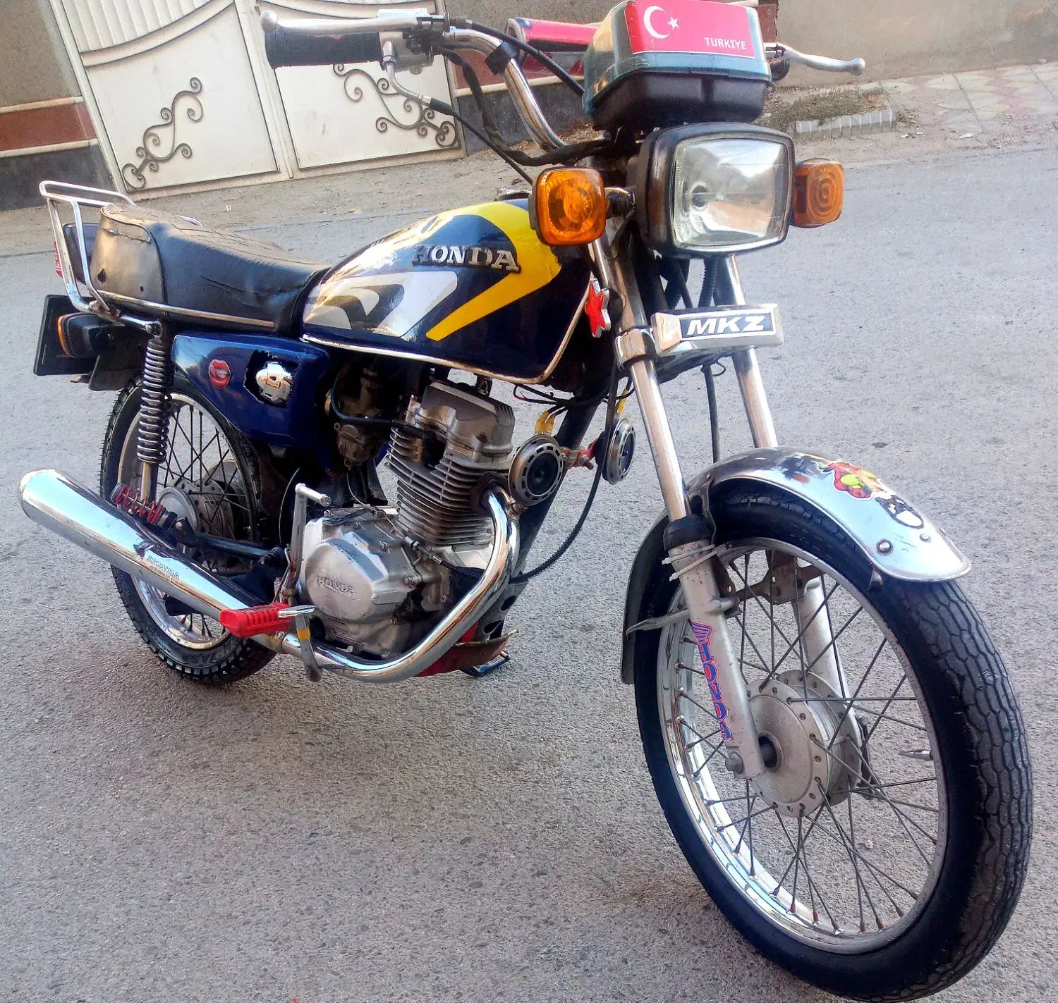 موتور سیکلت هندا مزایده  ۱۲۵شهباز86 پنج دنده درحد|موتورسیکلت|ارومیه, |دیوار