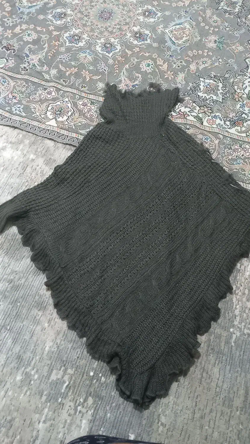 پانچو بافت زنانه|لباس|کرمان, |دیوار