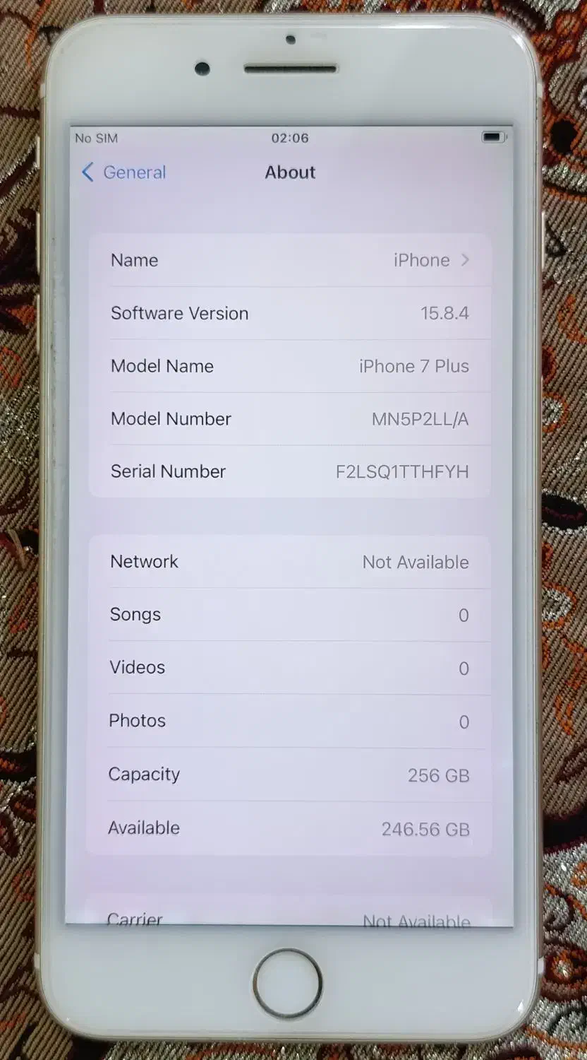 آیفون ۷ پلاس ۲۵۶ گیگ|موبایل|مشهد, فرهنگیان (شهرک غرب)|دیوار
