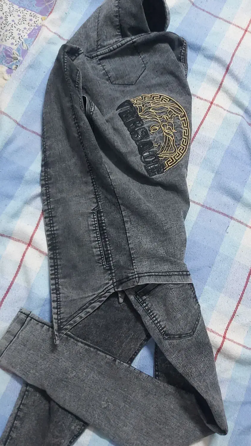 جلیقه شلوارطرح لی دخترانه|لباس|گلبهار, بیزکی|دیوار