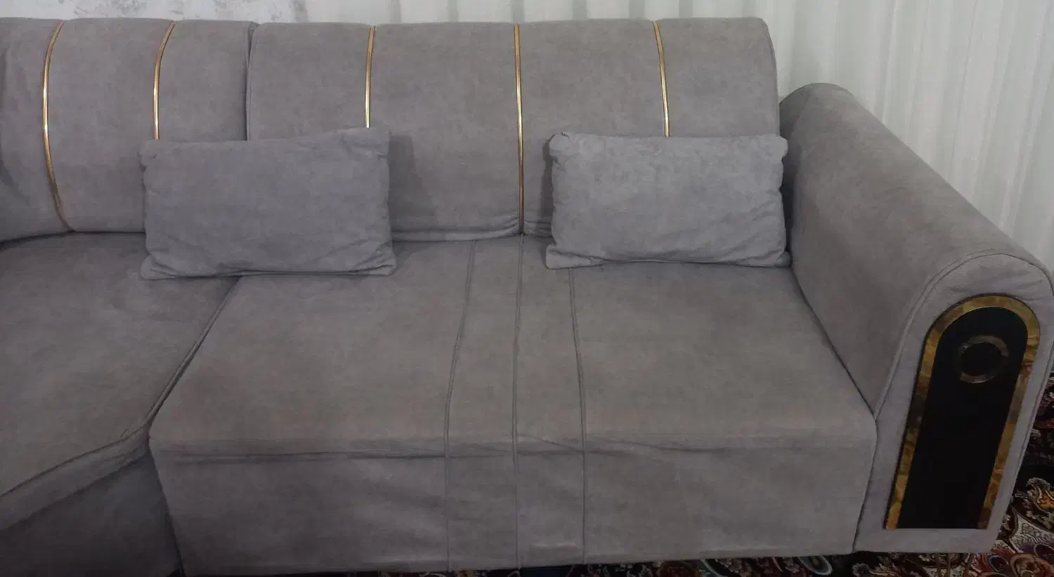 مبل مدل ال در حد سالم وتمیز رنگ فیلی|مبلمان خانگی و میز عسلی|شهریار, اصیل آباد|دیوار