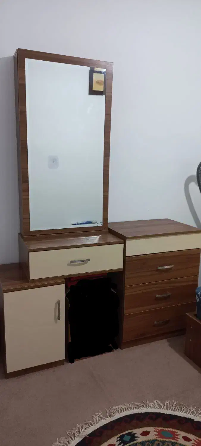 دراور و میزآرایش|تخت و سرویس خواب|گرگان, |دیوار