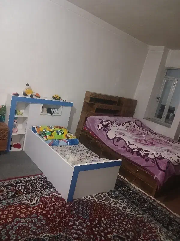 دوعددتخت کمد بوفه|تخت و سرویس خواب|شوط, |دیوار