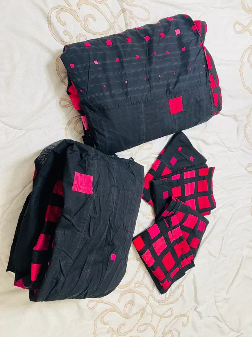 روتختی مشکی صورتی ۶ تکه|سرویس روتختی|اصفهان, باغ گلها|دیوار