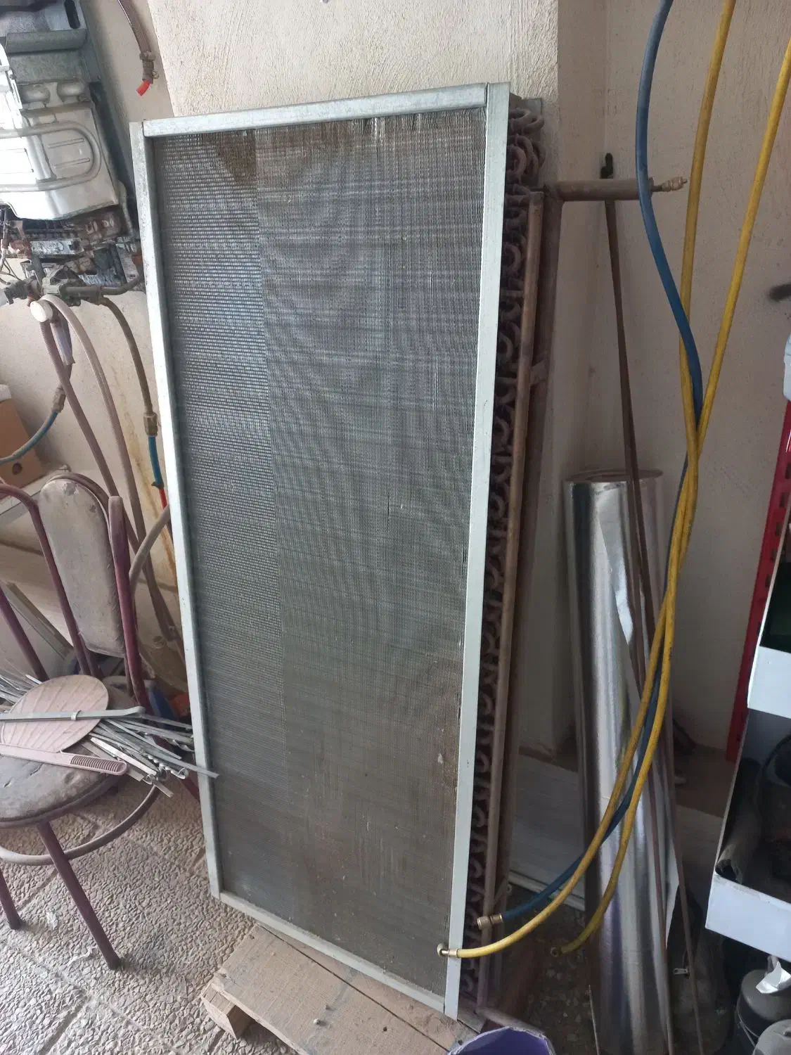 کندانسور نو و یک کلاف ۵۰ متری لوله مسی زیر قیمت|ماشینآلات صنعتی|پاکدشت, پارچین|دیوار