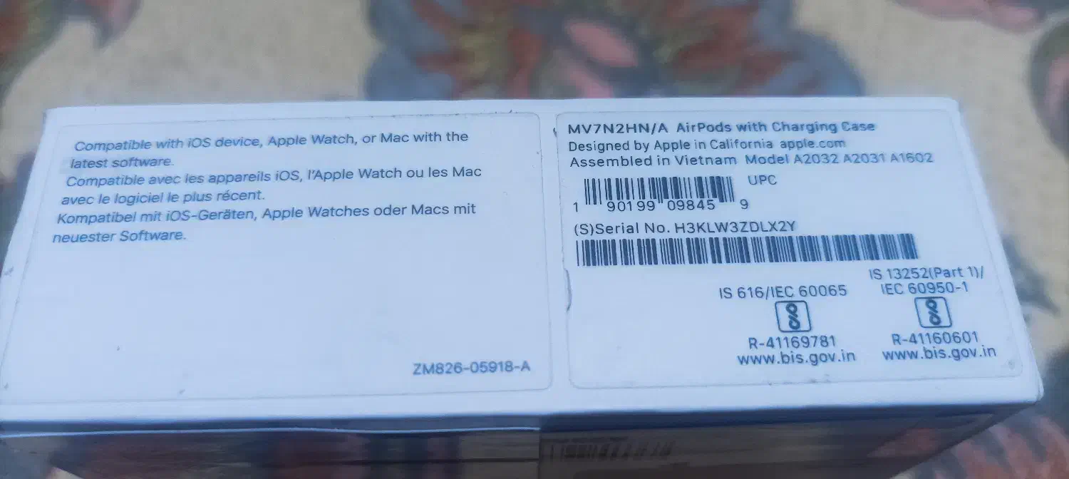 Apple AirPods (2nd Generation) Wireless Ear Buds|پخشکننده همراه|ری, سیزده آبان|دیوار