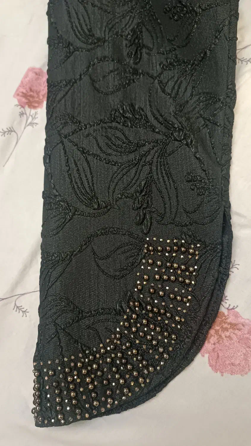 مانتو شیک و مجلسی کریشه مدلدار با تنخوری مناسب|لباس|میانه, |دیوار