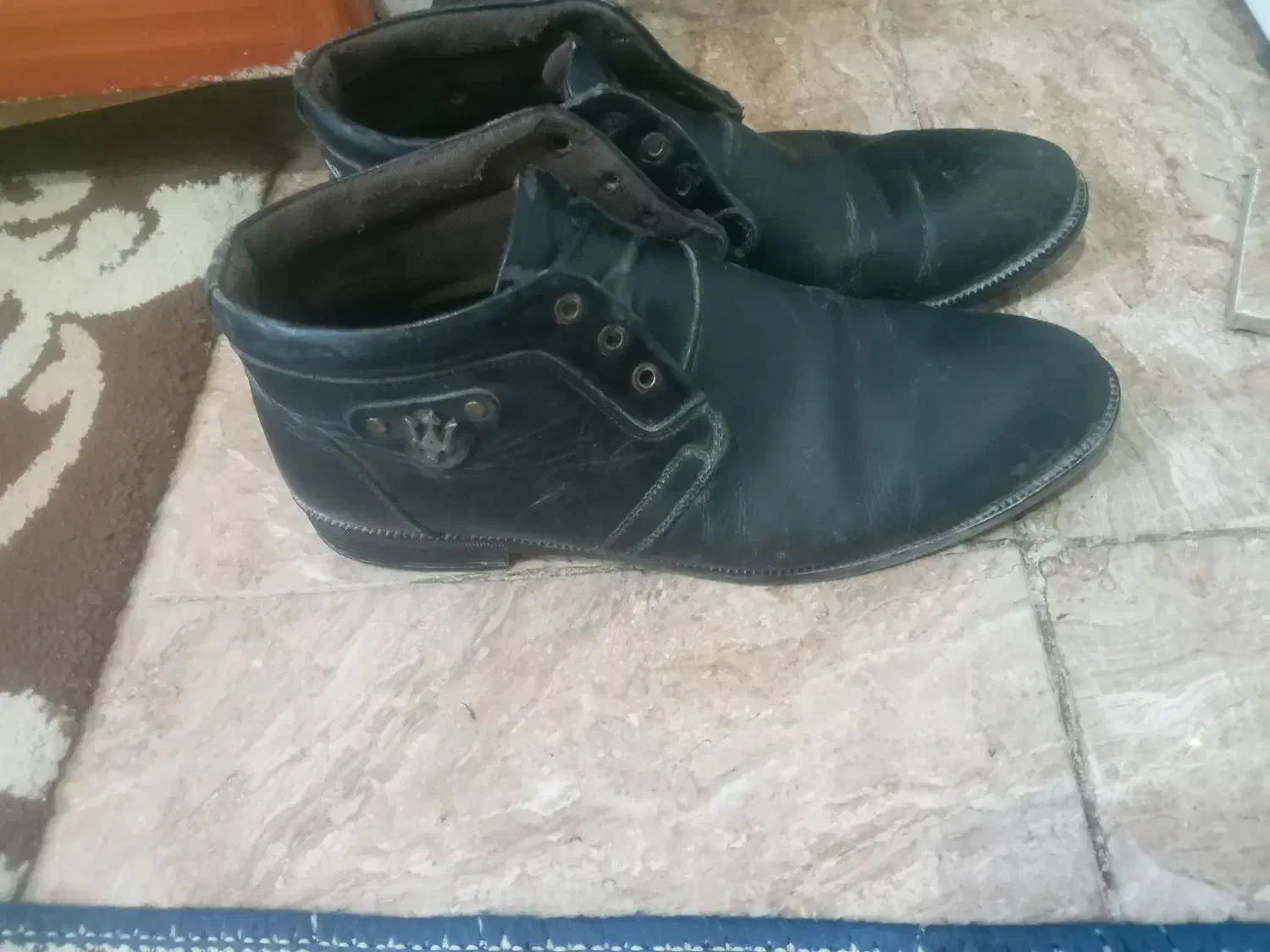 یک جفت نیم بت چرم مردانه شماره ۴۳ و ۴۴|کیف، کفش، کمربند|رباطکریم, الارد|دیوار