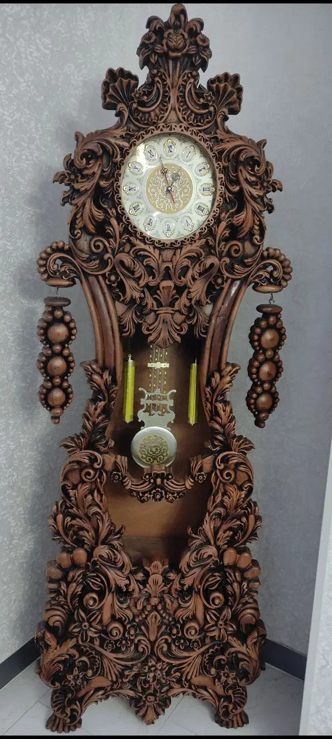 ساعت ایستاده چوبی|صنایع دستی و سایر لوازم تزئینی|فردیس, ثابتی|دیوار