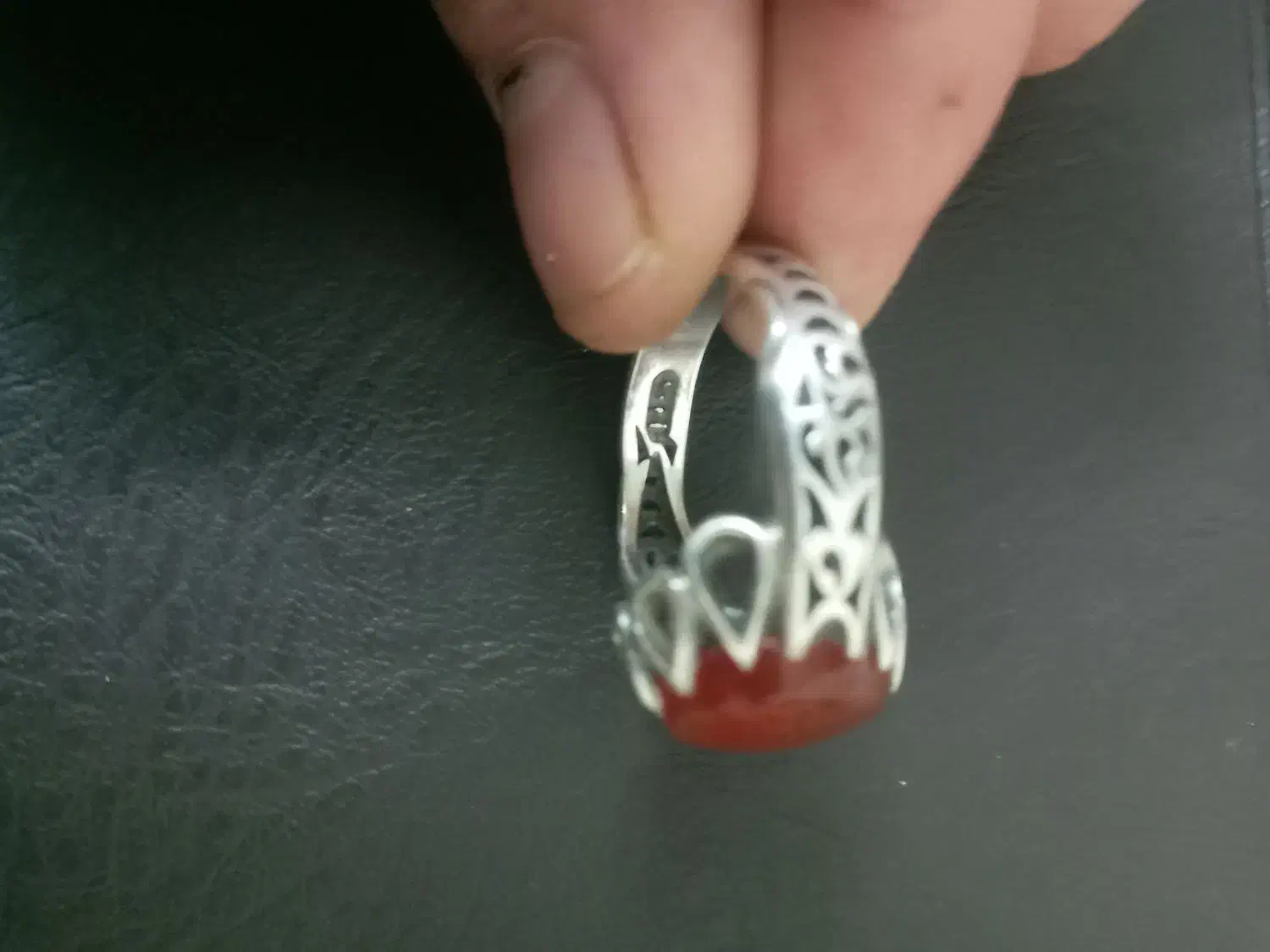 انگشتر عقیق یمنی سنگ اصلی|جواهرات|قم, امامزاده ابراهیم|دیوار