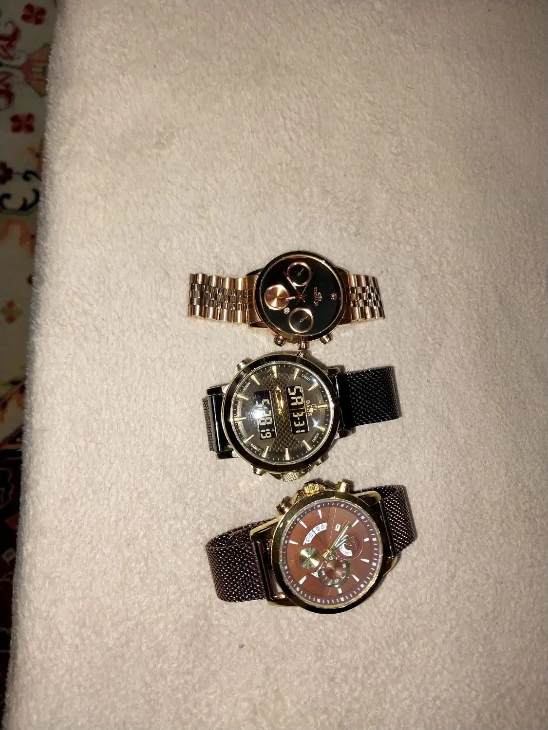 سه عددساعت مردانه بفروش میرسد.|ساعت|شیراز, مبعث|دیوار