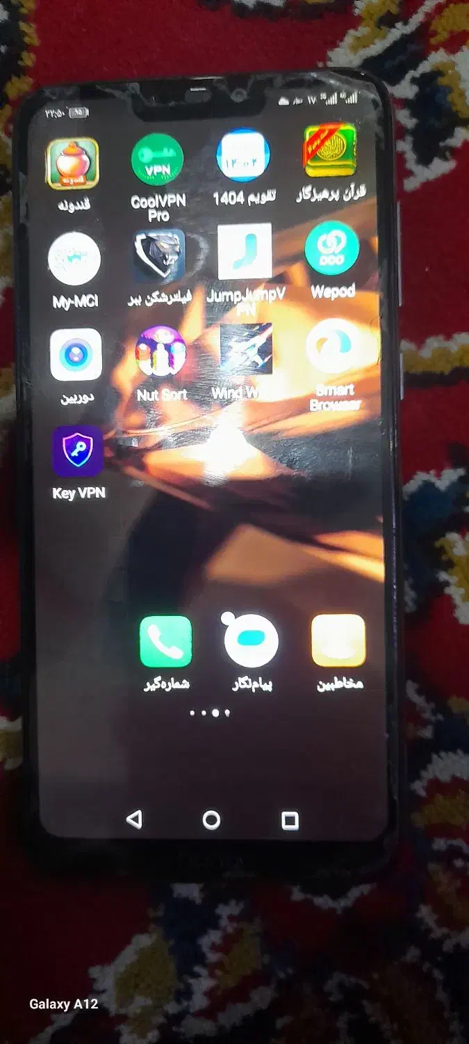 یک عدد گوشی سالم تمیز|موبایل|کاشان, پاقپان|دیوار