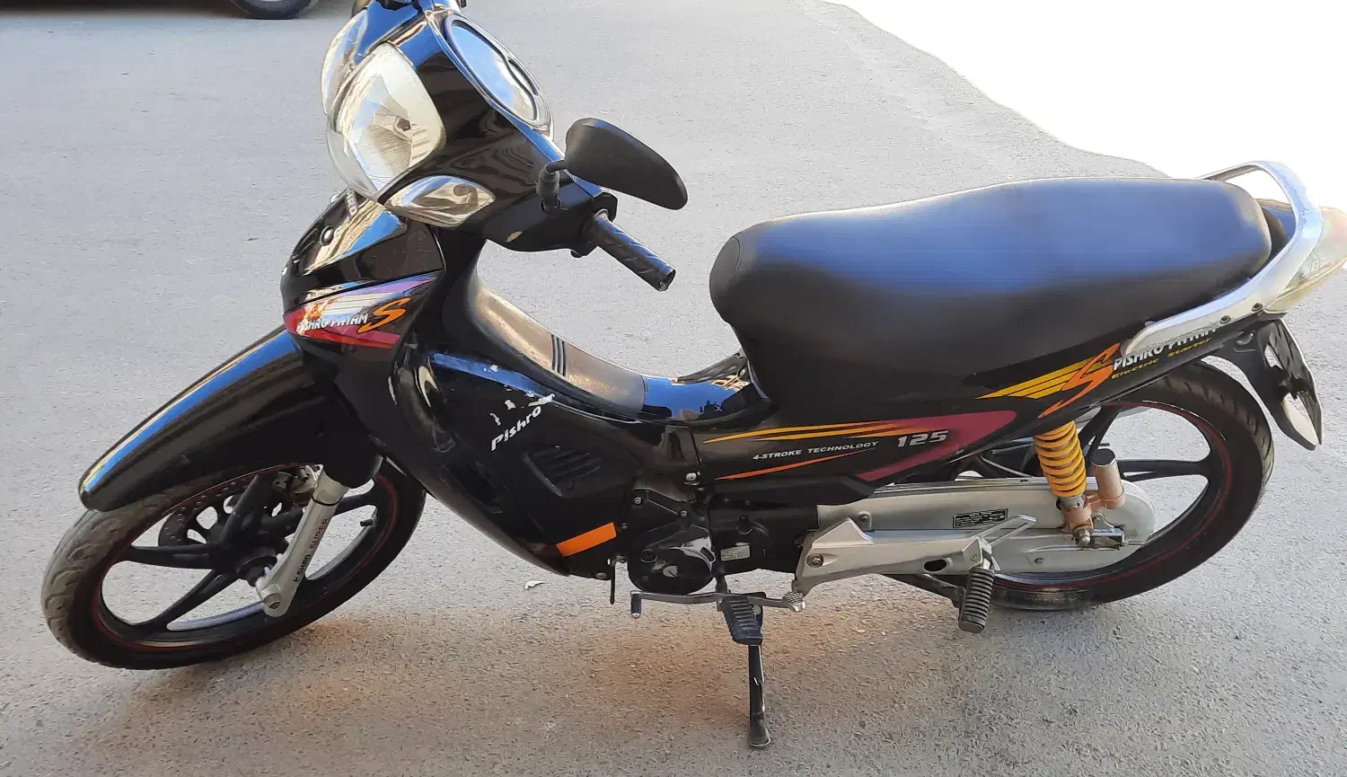 موتور سیکلت لاکی پیشرو ۱۲۵ مدل ۹۵|موتورسیکلت|نیشابور, شهرک ولیعصر|دیوار