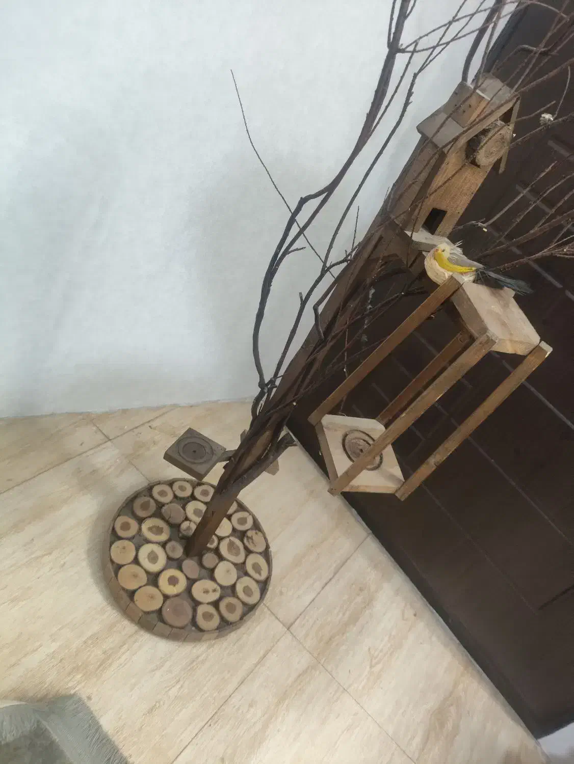 درخت چوبی فانتزی|صنایع دستی و سایر لوازم تزئینی|مشهد, آیت الله کاشانی|دیوار