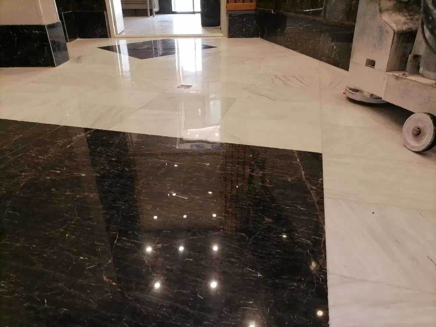 کفسابی ساختمان کف سابی سنگ موزاییک|خدمات نظافت|اراک, |دیوار