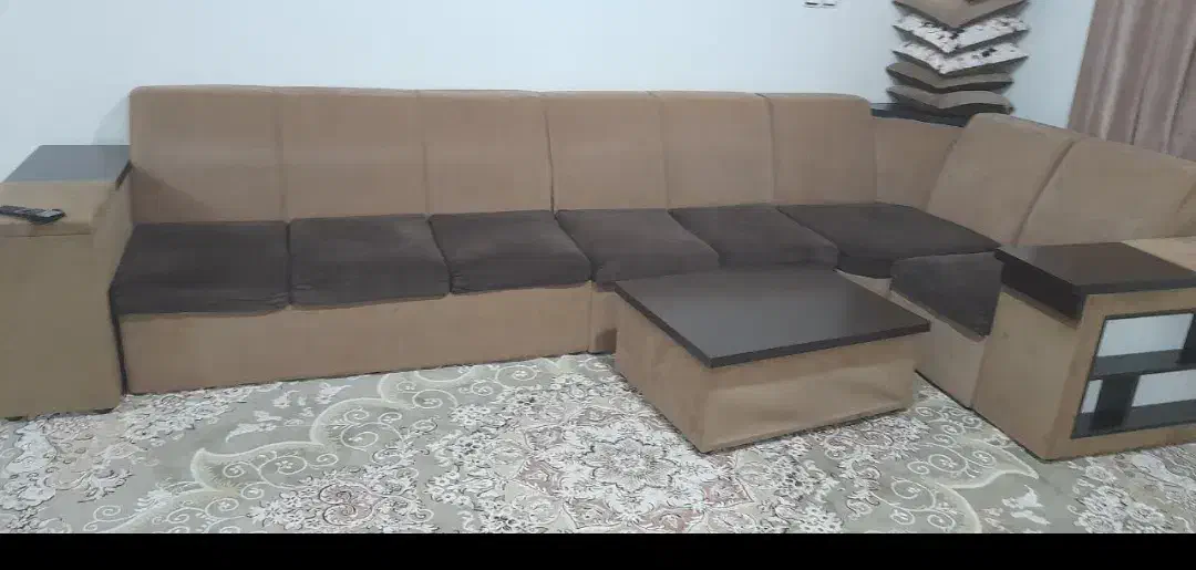 باسلام دو سرویس مبل هر کدام هفت نفره|مبلمان خانگی و میز عسلی|همدان, |دیوار